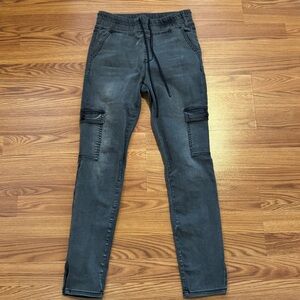 Juicy Couture Vintage Gray Cargo Laguna Jogger Pants Size 27